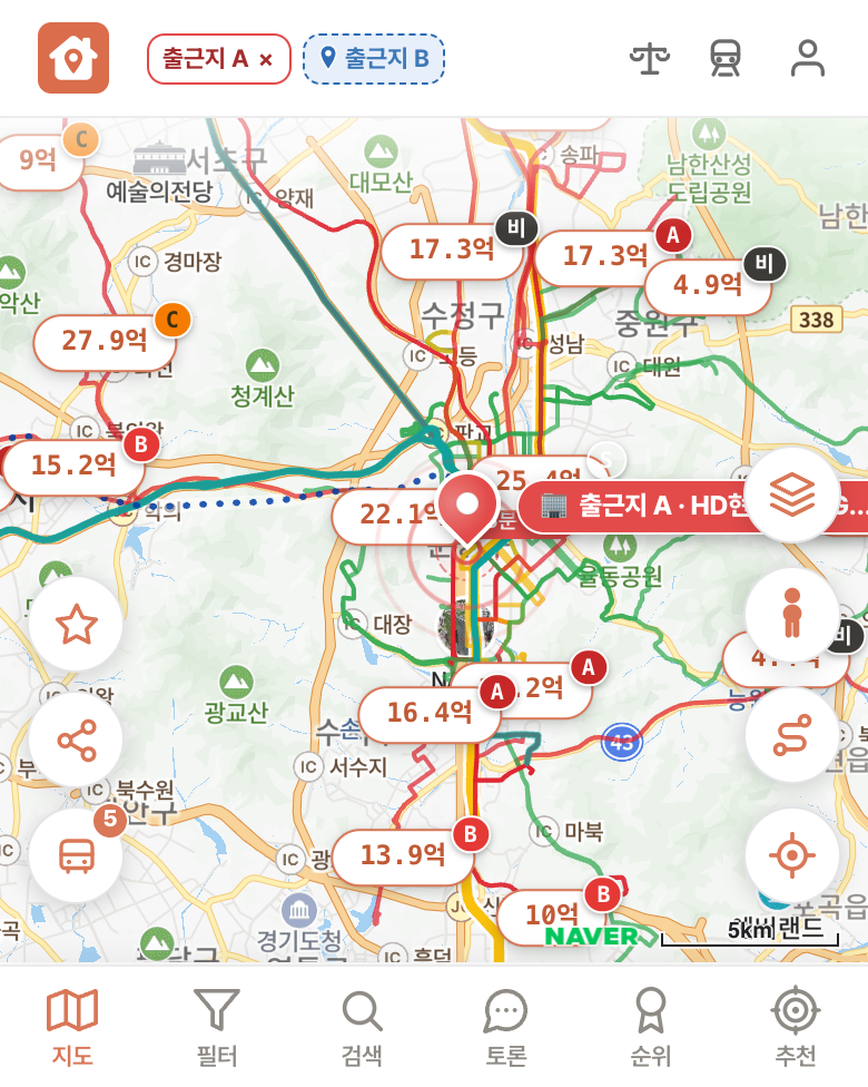 딱집 HD현대 판교 GRC 화면