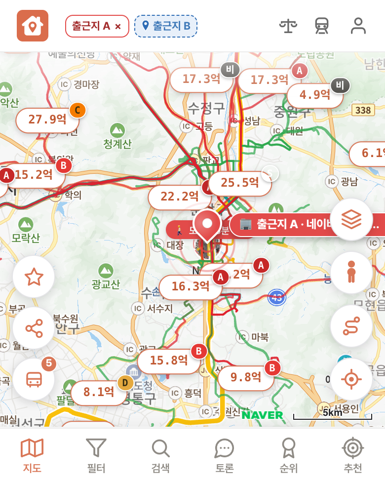 딱집 네이버 그린팩토리 화면