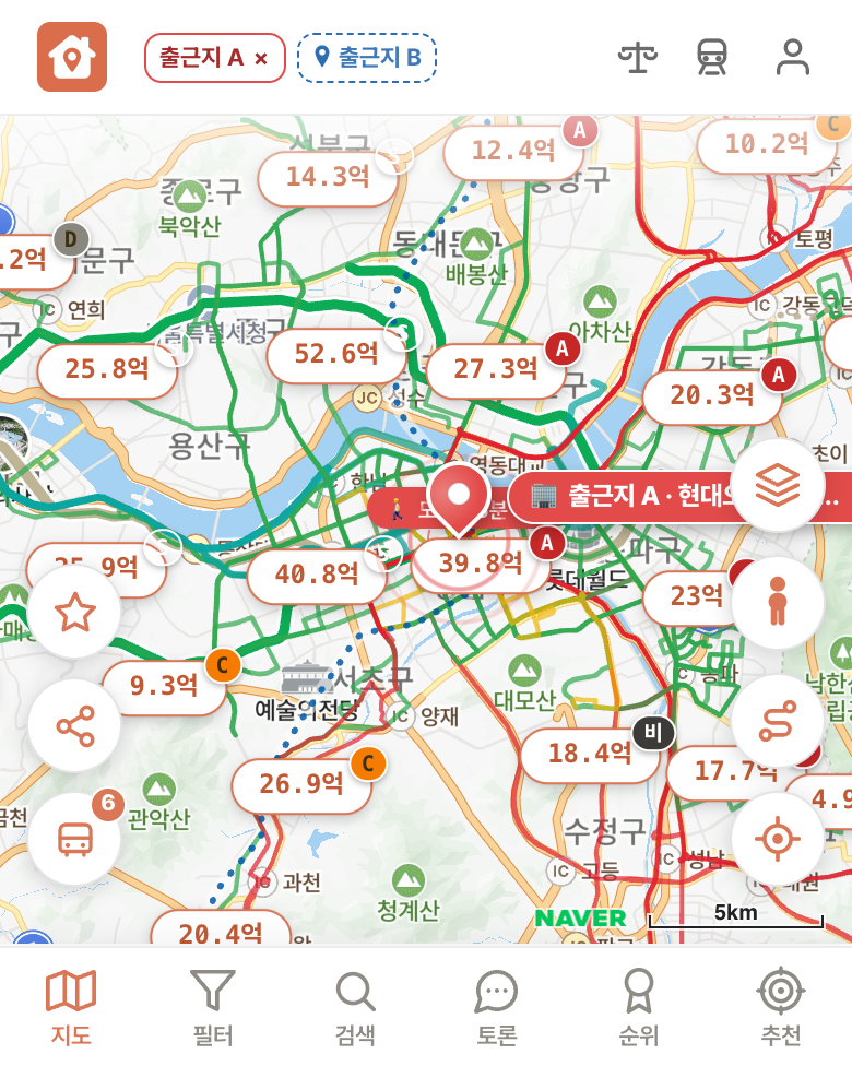 딱집 현대오토에버 삼성동 화면