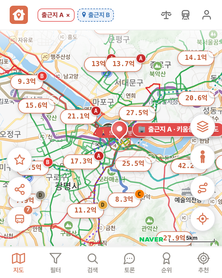 딱집 키움증권 여의도 화면
